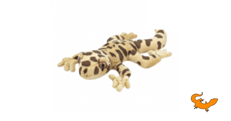 Peluche geco leopardino